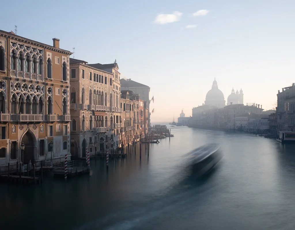 Venedig: Canale Grande Langzeitbelichtung