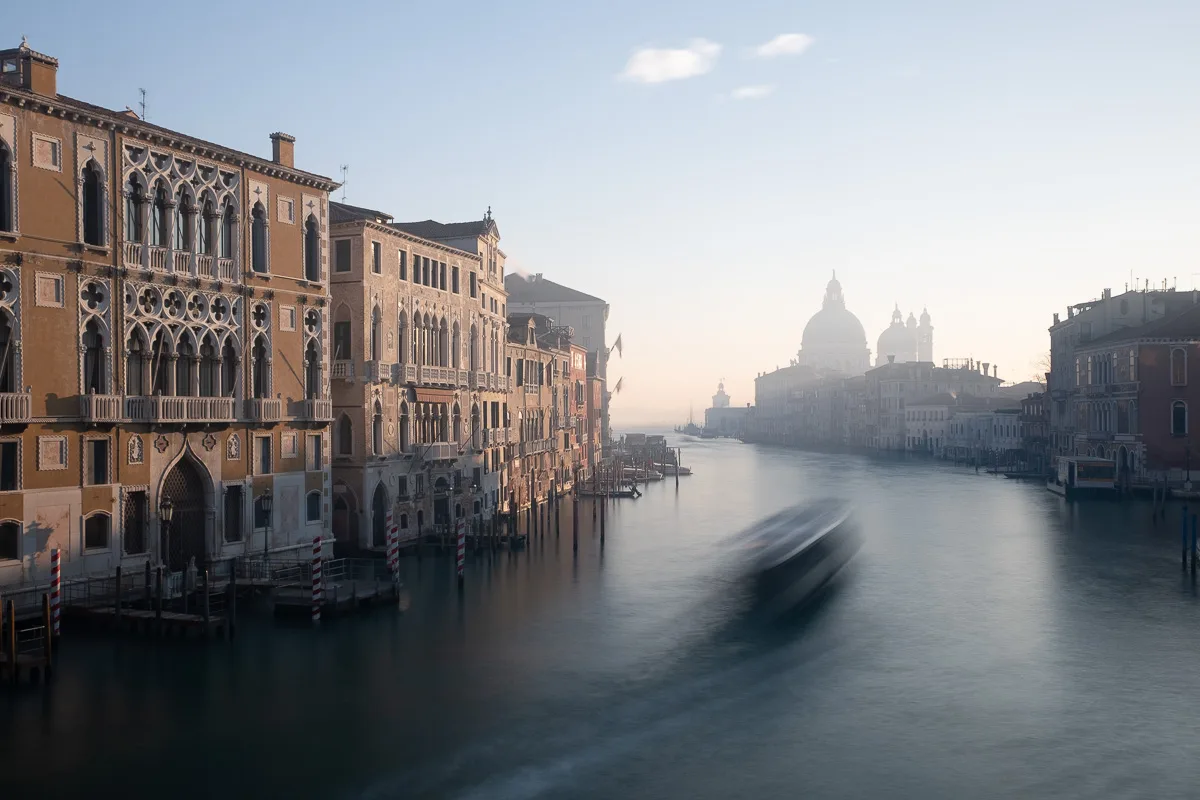 Venedig: Canale Grande Langzeitbelichtung