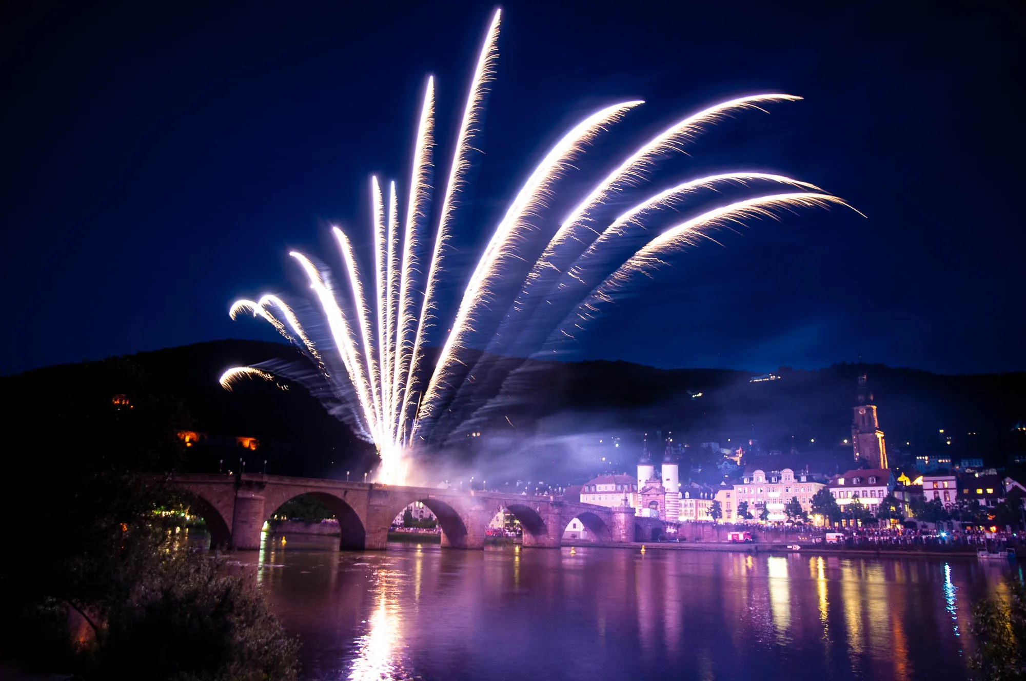 Heidelberg Schlossbeleuchtung Feuerwerk