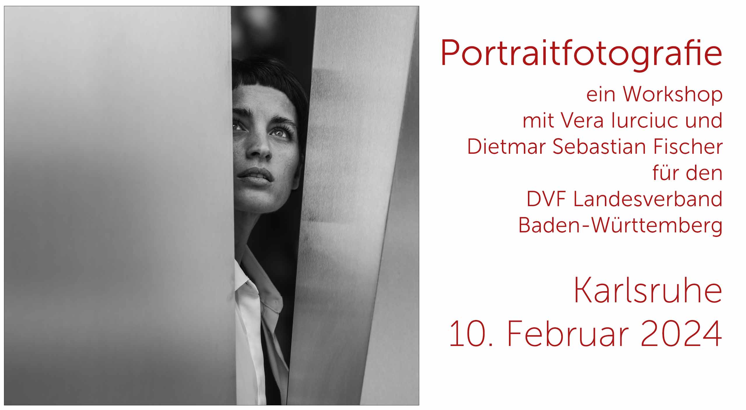 Portraitfotografie mit Vera Iurciuc - ein Workshop für den DVF