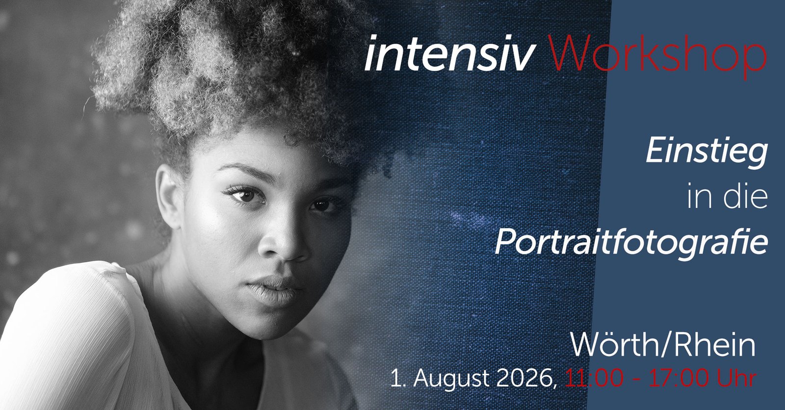 Workshop Portraitfotografie mit Dietmar Sebastian Fischer